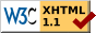 XHTML 1.1 Valido